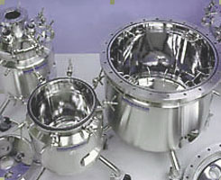 Electro-polished stainless steel sterile vessels